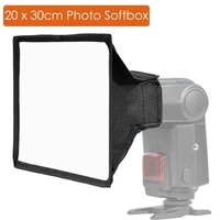 20cm x 30cm universal flash foldable softbox diffuser speedlite soft box for canon nikon sony yongnuo yn560iv godox v860ii
