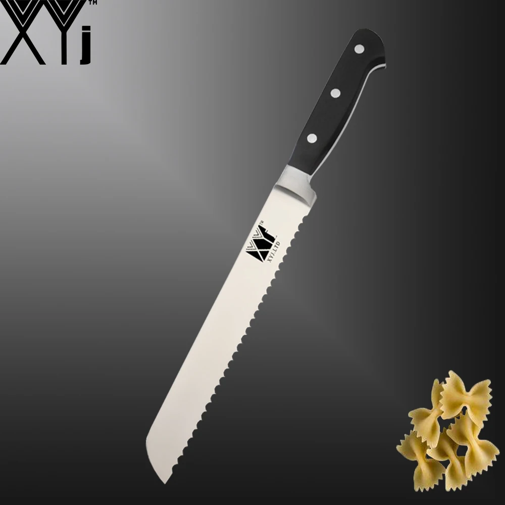 XYj 8 дюймов нож для хлеба из нержавеющей стали кухонный сыра режущий инструмент