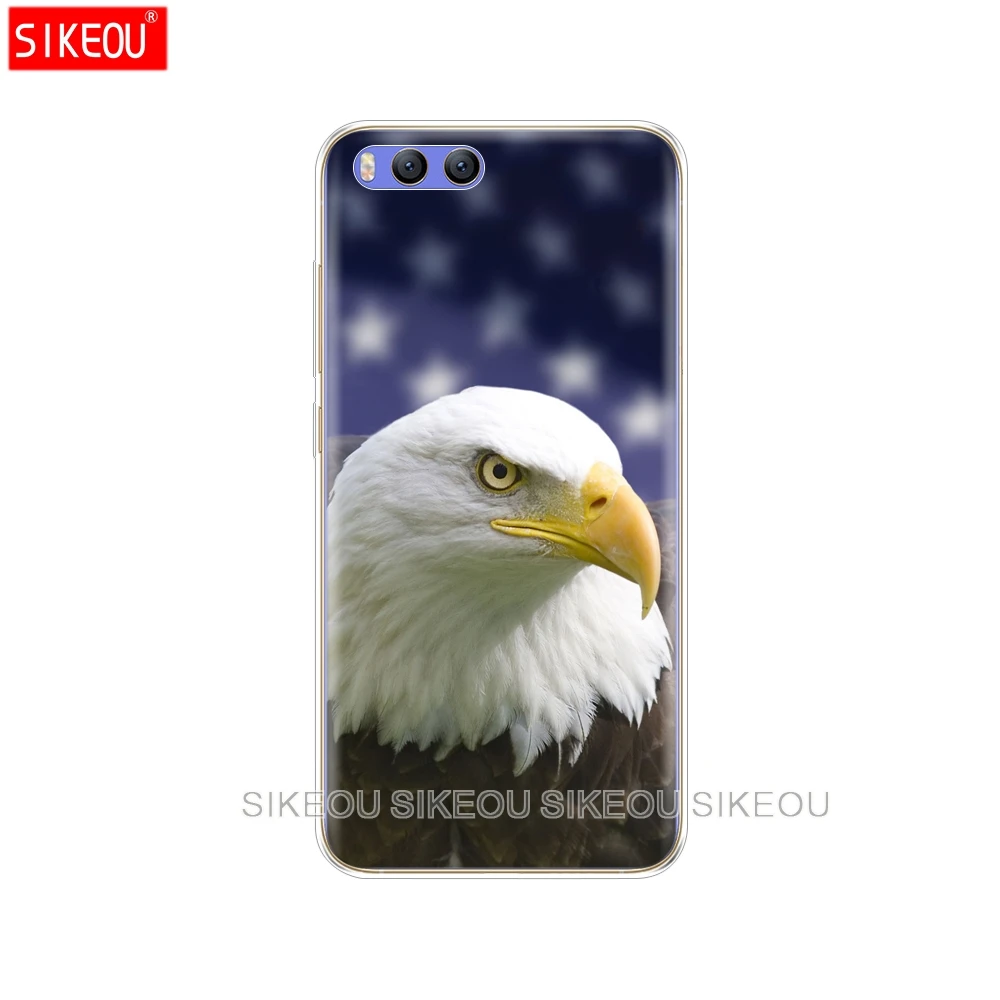 Силиконовый чехол для Xiaomi Mi 8 8SE A1 A2 5 5S 5X6 Mi5 MI6 NOTE 3 MAX Mix 2 2S Eagles флаг США|Бамперы| |