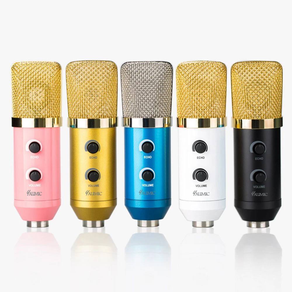 

Микрофон MK F100TL, USB, студийный профессиональный конденсаторный проводной компьютерный микрофон с подставкой для караоке, ПК для записи видео