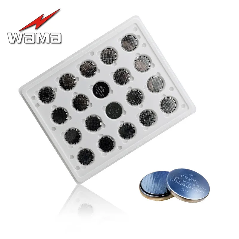 

20x Wama CR2016 3V Button Batteries Car Remote Control Lithium Coin Cells Batteries LM2016 BR2016 DL2016 KCR2016 new