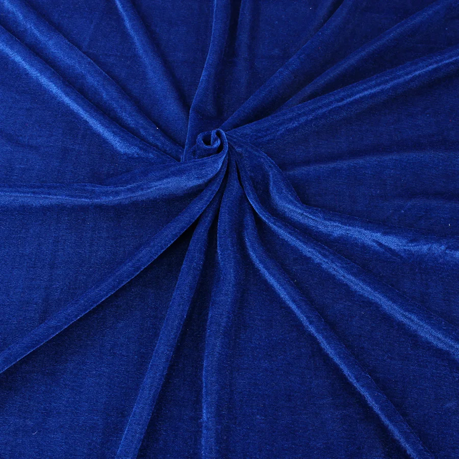 Royal blue Плюшевая бархатная ткань материал скатерти занавески мягкие куклы ремесло по двору(91 см - Цвет: Royal blue