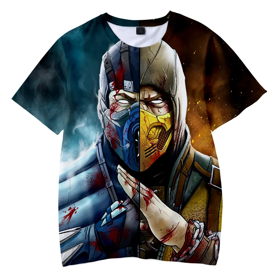 Children's t-shirt Mortal Kombat 11 t shirt 3d Games Print Tee Shirt wear Fashion Cool and comfortable tshirt for the kids