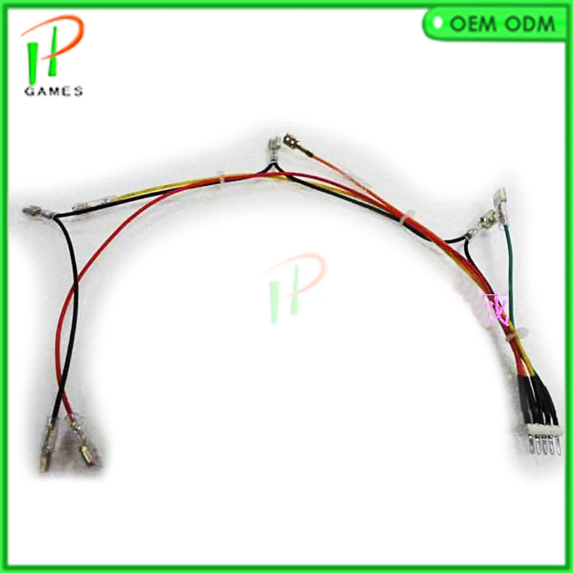 

Аркадная версия для sanwa, 8-канальный микропереключатель джойстика на 5-контактный интерфейсный провод jamma, соединительный провод, аркадные детали