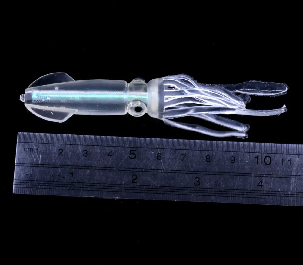 8 г 9 см светящаяся кальмарная приманка для рыбной ловли силиконовая морской