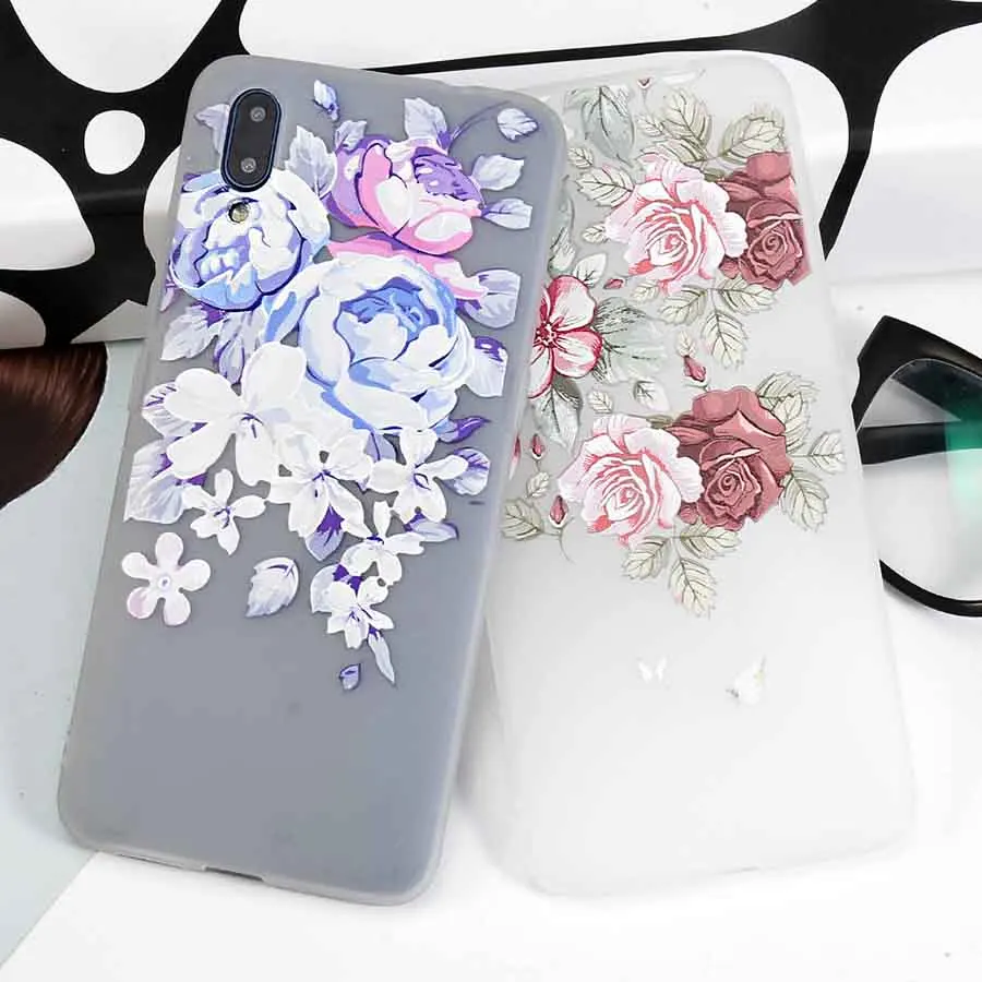 Красный фиолетовый розовый силиконовый чехол для Samsung Galaxy A10 A30 A50 S10 5G M10 M20 A8S A6S S10E