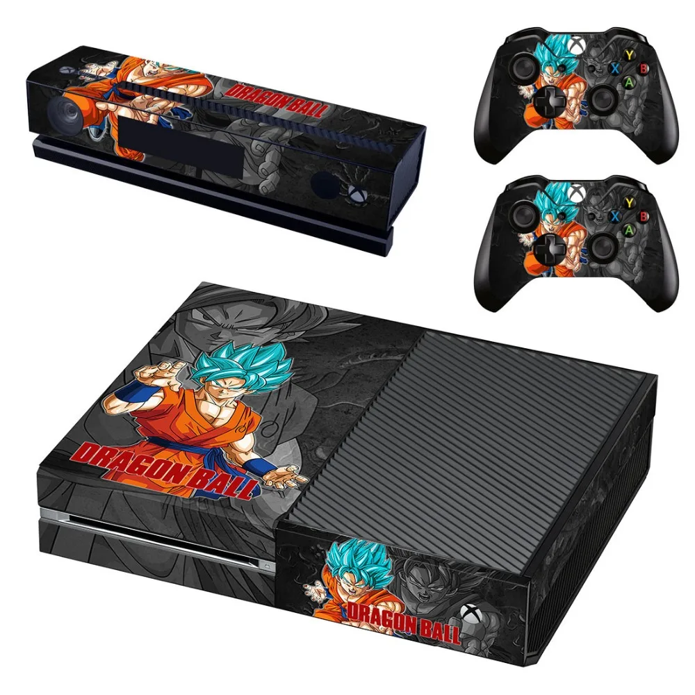 Наклейка для Xbox One новая наклейка Kinect и 2 контроллеров Виниловая наклейка-Dragon Ball