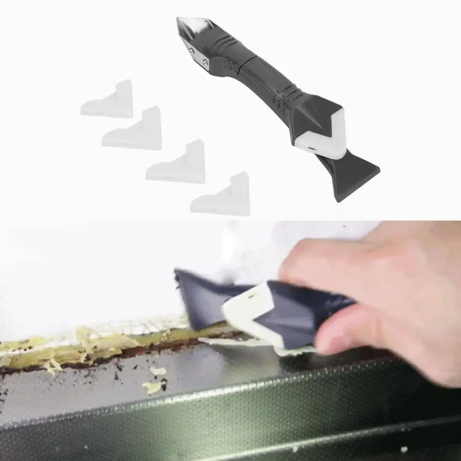 Герметик шпатель угловой скребок для удаления затирки набор ручных шпателей