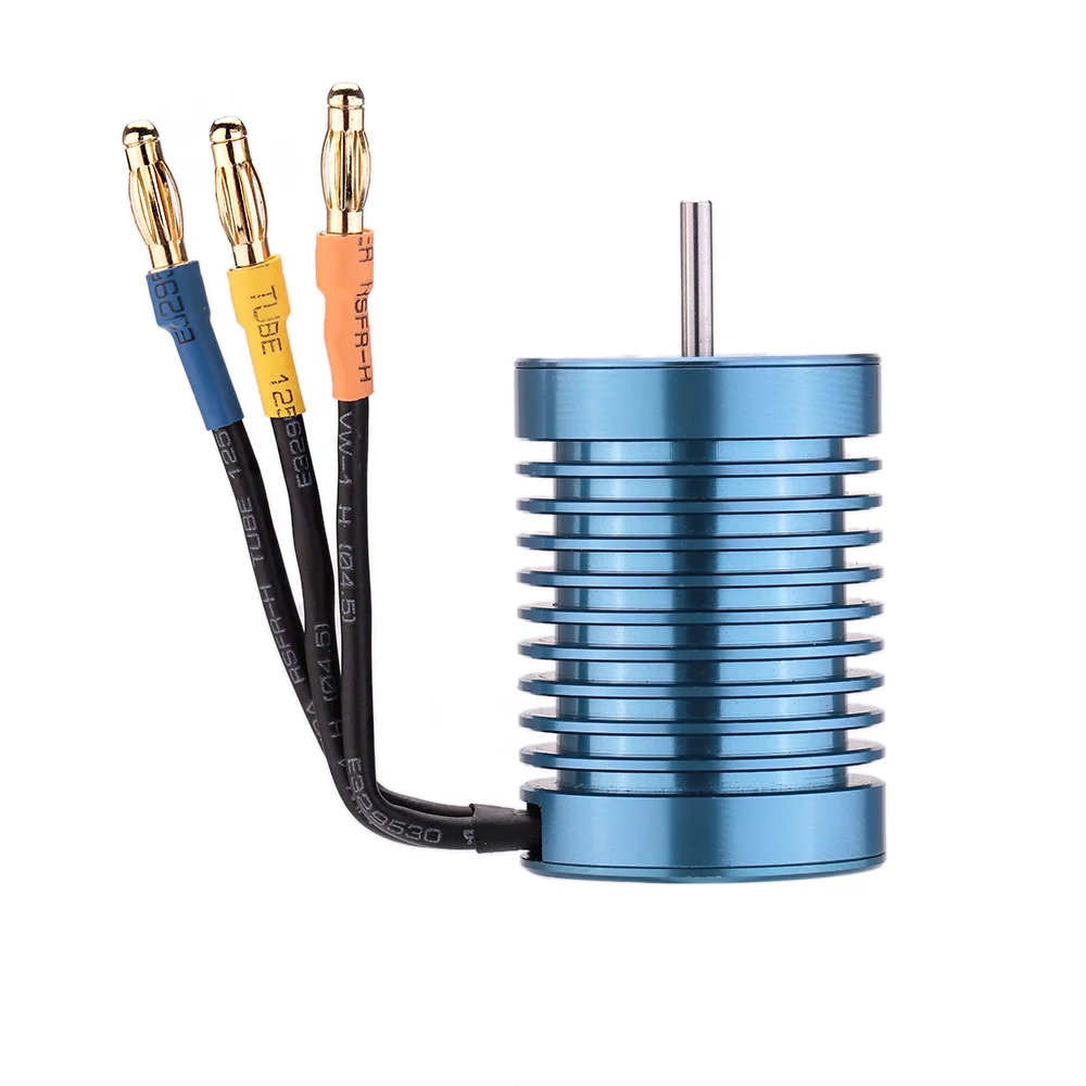 Бесщеточный электродвигатель 3650 4370KV 4P с датчиком и 45A бесщеточным ESC