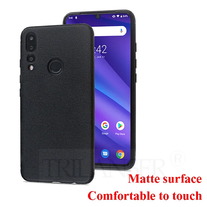 TRILANSER стекло + чехол для Umidigi A5 Pro Case Мягкий силиконовый A 5 задняя на A5Pro кейсБыстрая