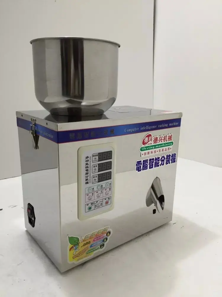 Автоматическая упаковка для взвешивания пищевых продуктов, machine1-25g, порошок, гранулированный чай, оборудование, гайка, материалы, разливочная машина, двойной вибратор