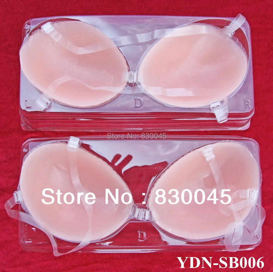 С ремнями для бюстгальтера самоклеящийся 100% силиконовый невидимый