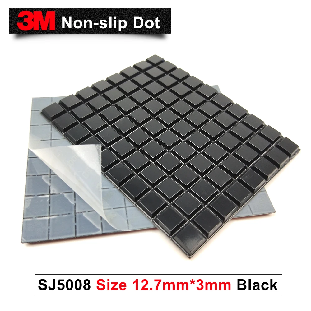 3M резиновый клей Bumpon SJ5008/защитные резиновые точки/черный цвет/Ш 3000 мм * в 3 мм/шт.
