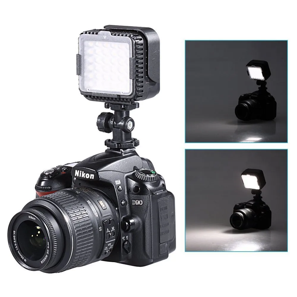 Neewer CN-LUX360 5400К Затемнения Светодиодные лампы Видео Лампа для Камеры DV Видеокамеры Canon Nikon