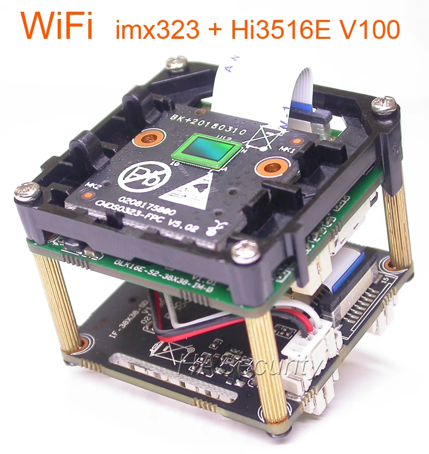 WiFi специальный 3 7 мм объектив H265 H264 1/2. 9 &quotSony Exmor IMX323 CMOS + Hi3516E V100 CCTV IP камера Модуль