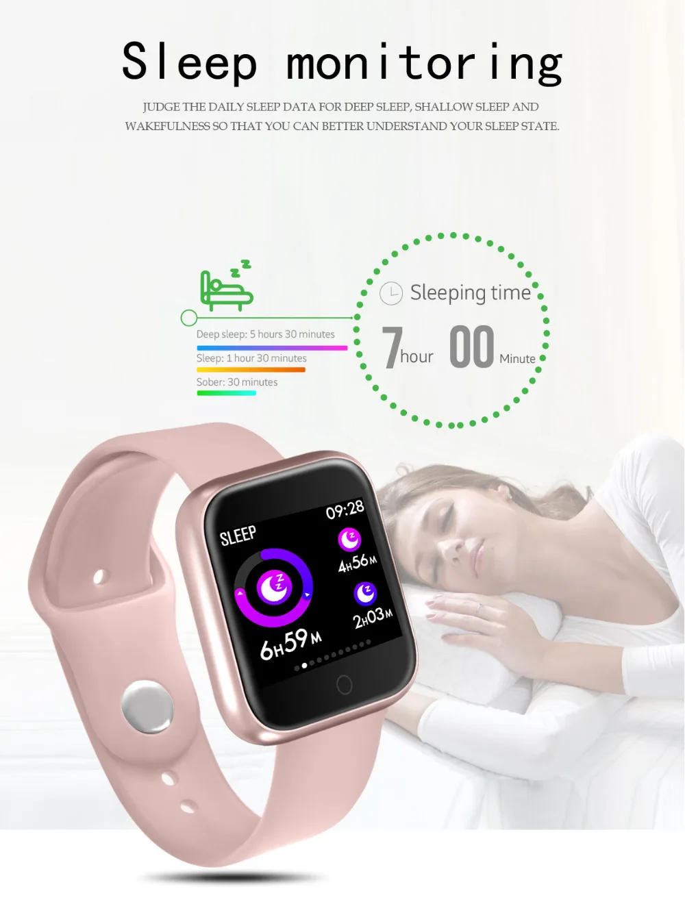 P70 Smart Watch Bracelet Blood Pressure Heart Rate Monitor Pedometer Fitness Tracker Smartwatch for Android Huawei xiao mi IOS |