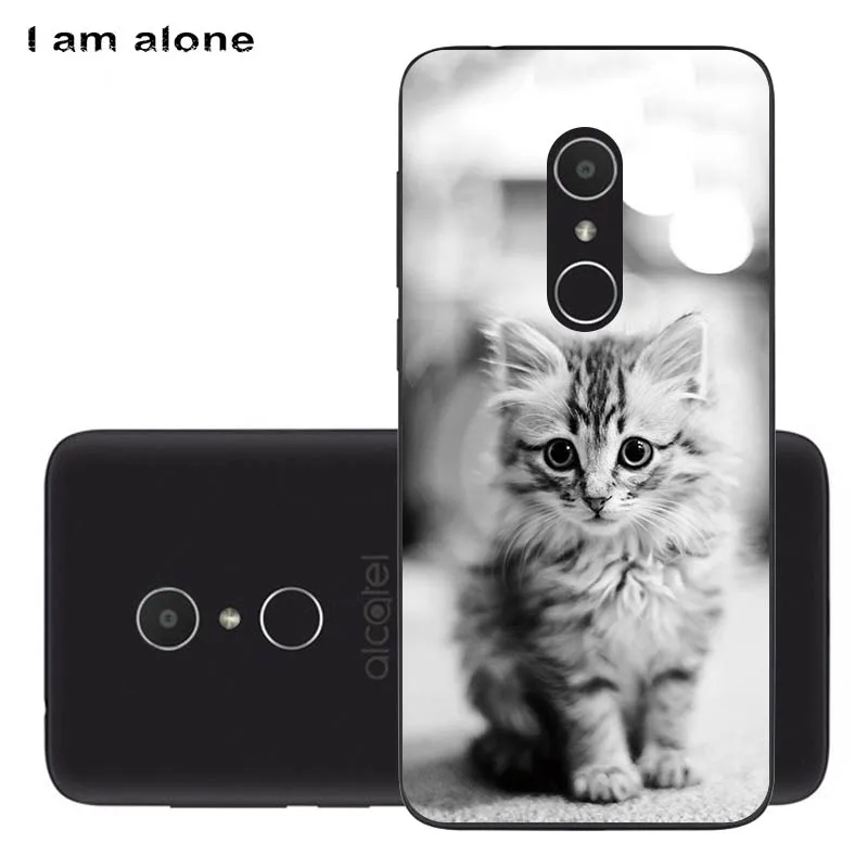 Solf TPU HH68 Чехол для телефона I am alone для Alcatel 1X 5059A 5059D 5059I 5059J 5059T 5,3 дюйма, Модный милый цветной Чехол для мобильного телефона из ТПУ - Цвет: Solf TPU HH68