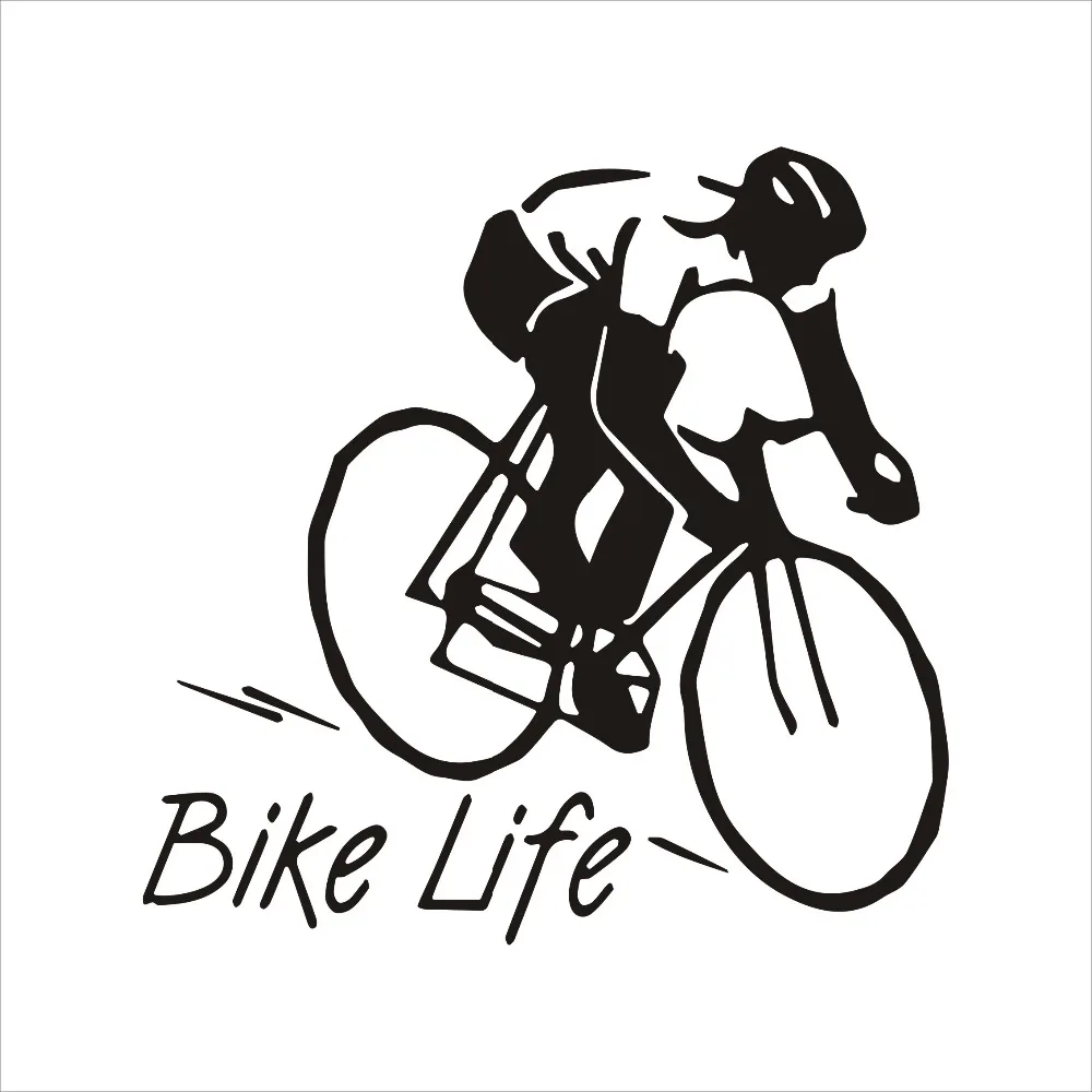 Rylybons 8.8CM*8.9CM Car Sticker Bike Life Peddle Cross Country Stickers Decals for Auto Products Accessories | Автомобили и