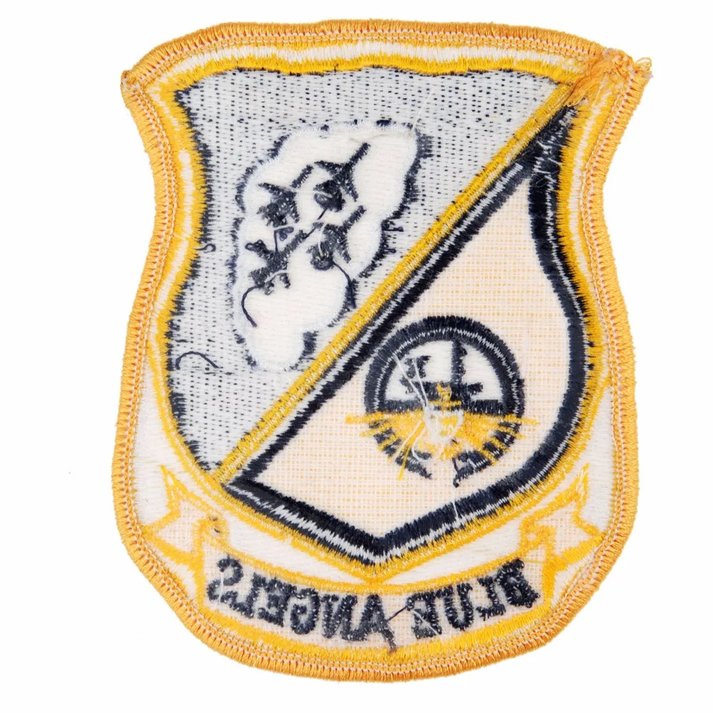 Вышитая нашивка США темно-синие ангелы |