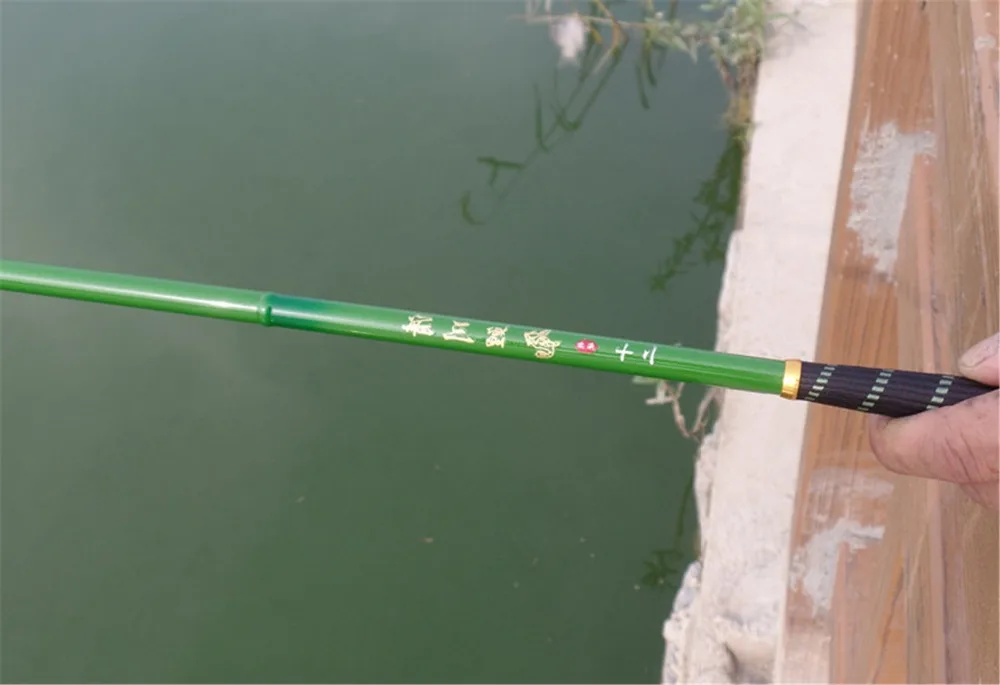 Fishing Rod Combo 4.5-7.2M Stream Carbon Fiber Telescopic Ultra Light Carp Pole with 6m Line and Bobber | Спорт и развлечения
