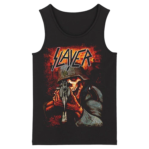 Todhoof Slayer THRASH тяжелый металл HardMetal Deathcore мужской топ топы на бретелях Азиатский размер - Цвет: 1