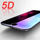 Защитное стекло 5D для iPhone 6, 6 s Plus, закаленное стекло с закругленными краями