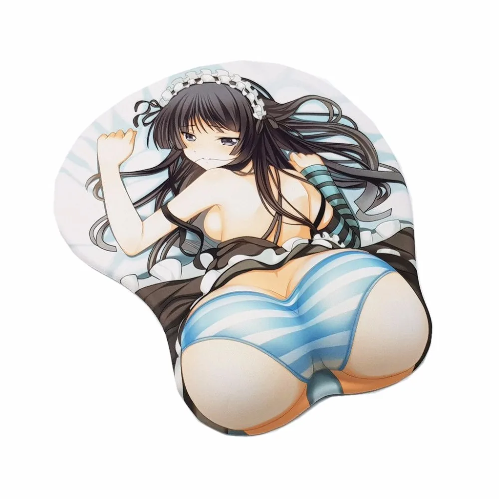 K ON! Akiyama Mio аниме 3D набедренные игровые коврики для мыши с подставкой запястья 2