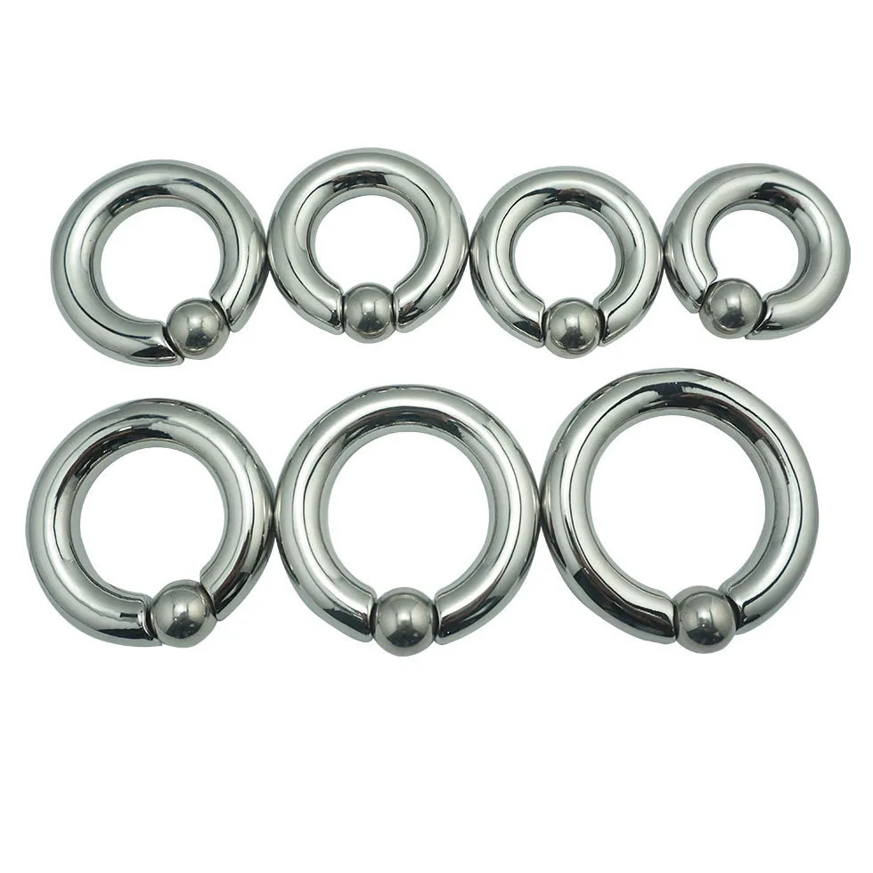 Металлическая подвеска из нержавеющей стали кольцо на пенис для задержки пениса