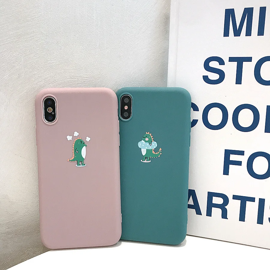 Apsudev милый мультяшный Модный чехол для телефона с принтом iphone 6 6s 7 8 Plus Мягкий