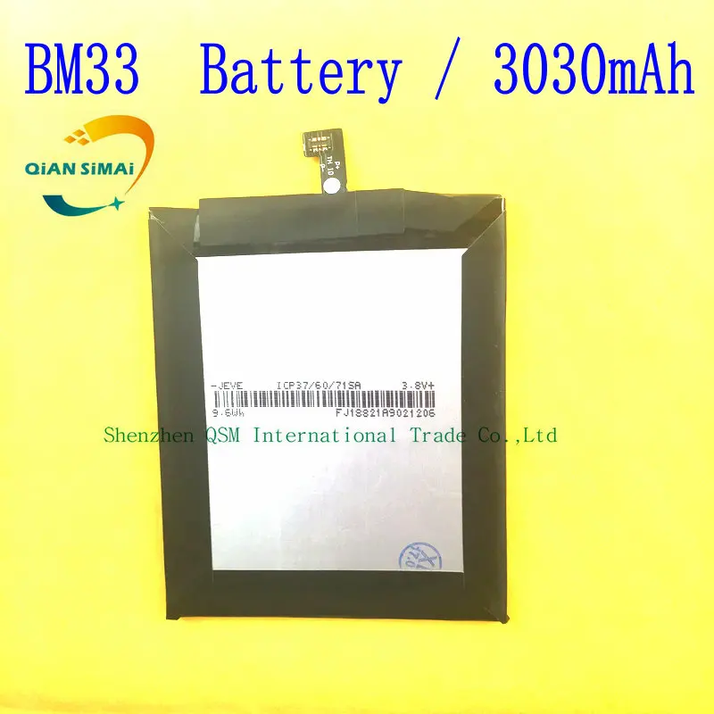 3030 мАч новый оригинальный аккумулятор BM33 для xiao mi 4i Mi мобильный телефон + код