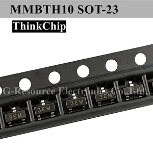 (100 pcs) MMBTH10 SOT-23 NPN Silicon VHF/UHF Transistor designed (Marking 3EM)