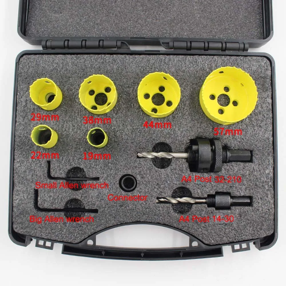 Новый 9 шт./13 шт. M42 HSS Сталь сверло коронки Cutter Tool Kit для металла Алюминий гладить