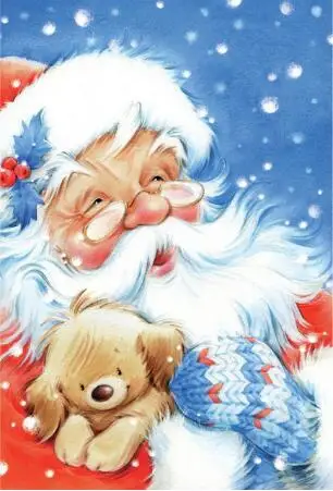 Santas Christmas Tree Diamond Embroidery DIY Needlework Full Diamond Painting Cross Stitch 5D Rhinestones Mosaic New Year - Цвет: 2