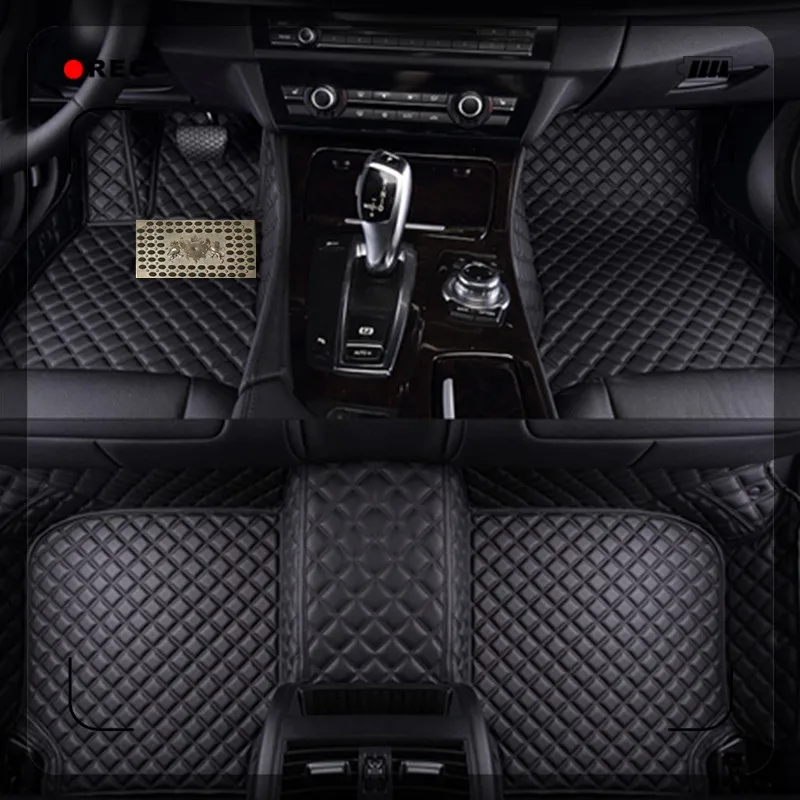 Подходит для Land Rover Discovery 5(L462)- кожаные аксессуары интерьерные ковры напольные коврики водонепроницаемые автомобильные коврики