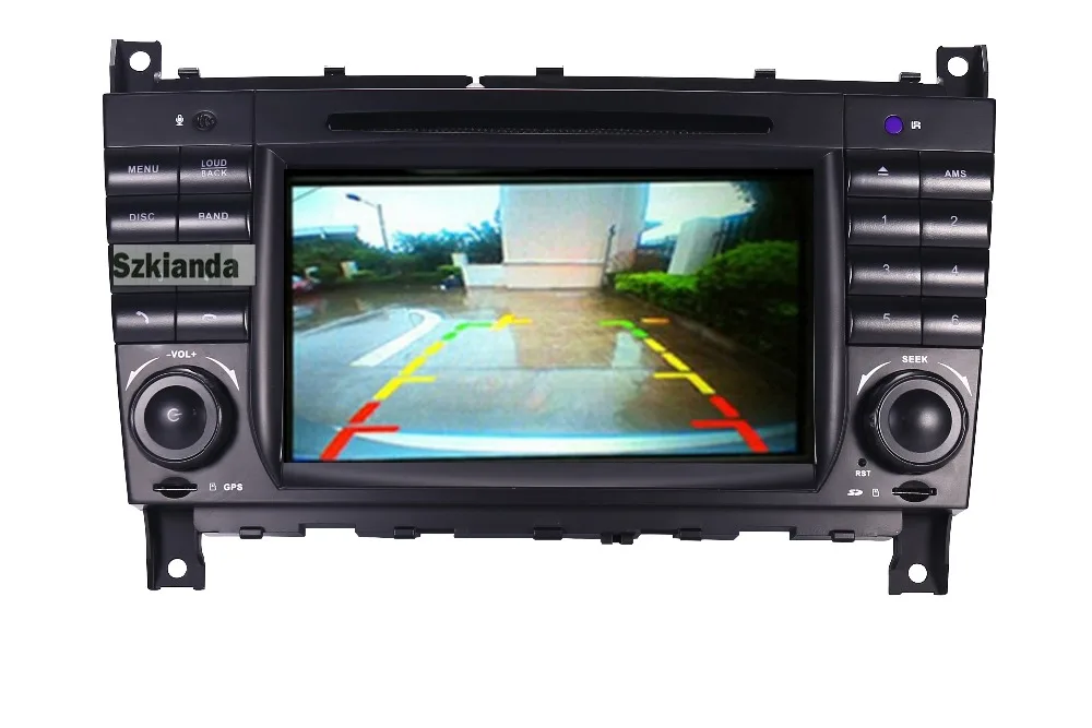 Автомобильный DVD плеер HD 1024x600 четырехъядерный Android 10 7 дюймов для Mercedes W203 android C200 C230