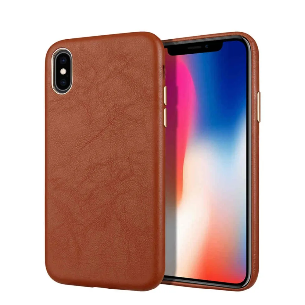 IMIDO Роскошный кожаный чехол для телефона для iPhone XSMAX XR XS X 8 7 Plus ультра-тонкая задняя крышка из овчины для iPhone 7 Plus Coque Fundas