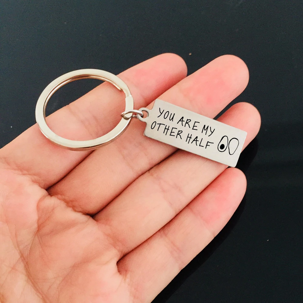 Креативный брелок авокадо вы мой второй половинчатый высококачественный