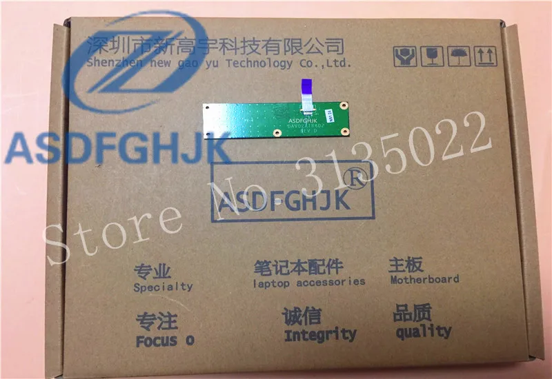 Cn X8RJW для Dell Inspiron 14r N4110 3450 Сенсорная панель кнопкой мыши доска с кабелем 0X8RJW DAV02ATR6D2