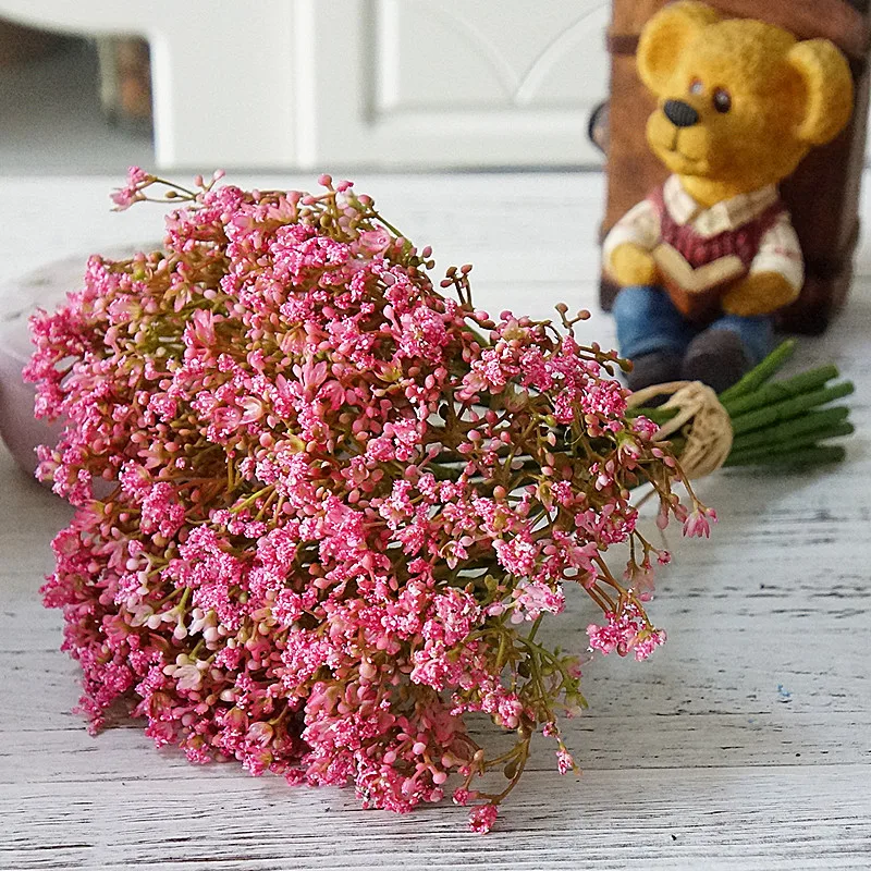 цветы искуственные künstliche blumen для декора 16 веток полный звезд искусственный