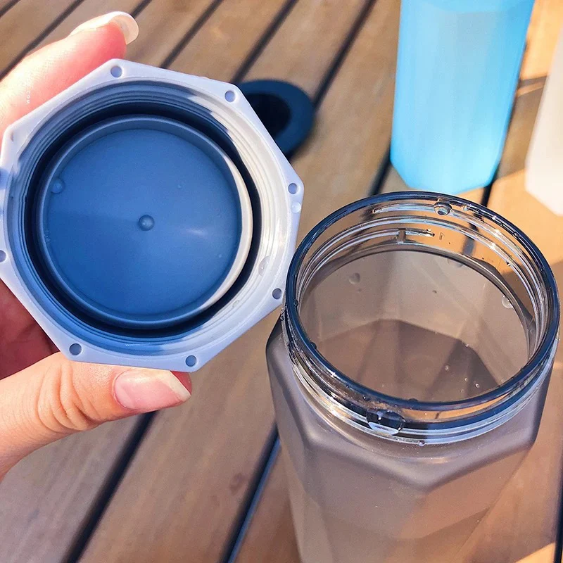 380 мл бутылка для спорта на открытом воздухе пластиковый портативный герметичный