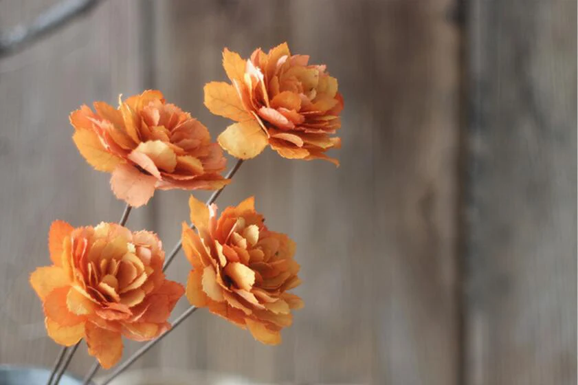 Сушеные пионы 5 шт. синие/розовые/оранжевые цветы для украшения отеля свадьбы