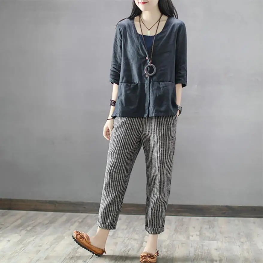 Женский пуловер с длинным рукавом повседневный свитшот радужным принтом осень