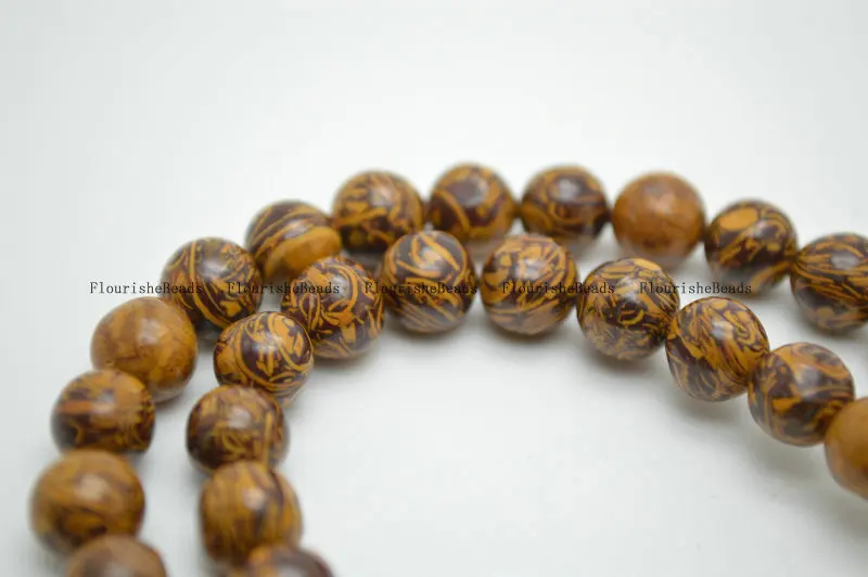 

6mm 8mm 10mm Natural Rubber Stone Round Loose Beads DIY Jewelry Making Supplies