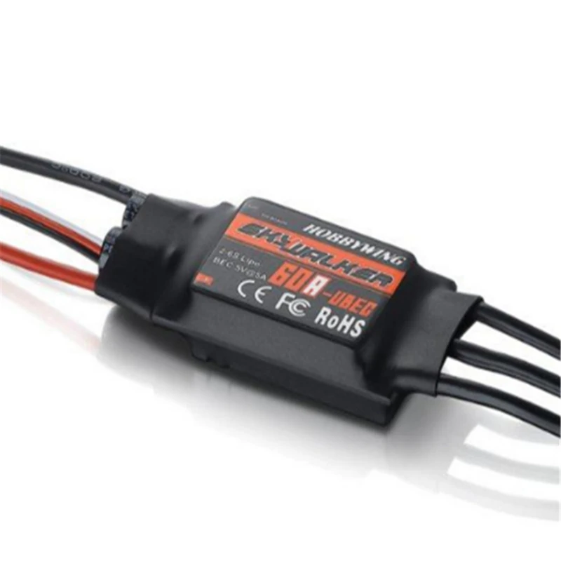 Hobbywing Skywalker 15A 20A 30A 40A 50A 60A 80A UBEC бесщеточный ESC с 5 V/5A BEC для RC самолета