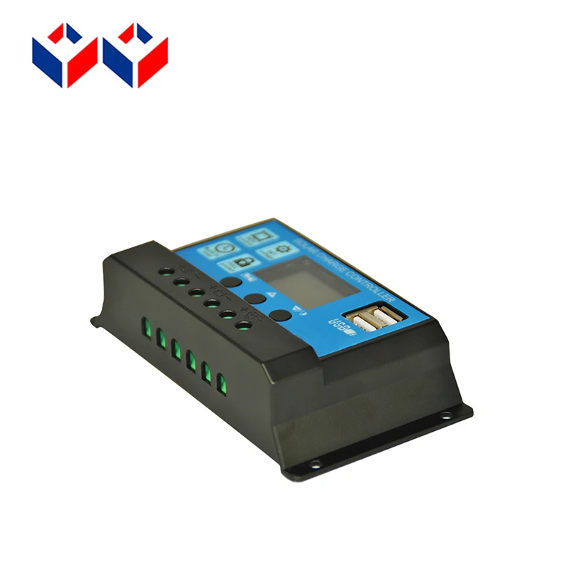 Высококачественный ШИМ контроллер солнечного заряда с двойным USB 5 В 12/24 10 А 20 30
