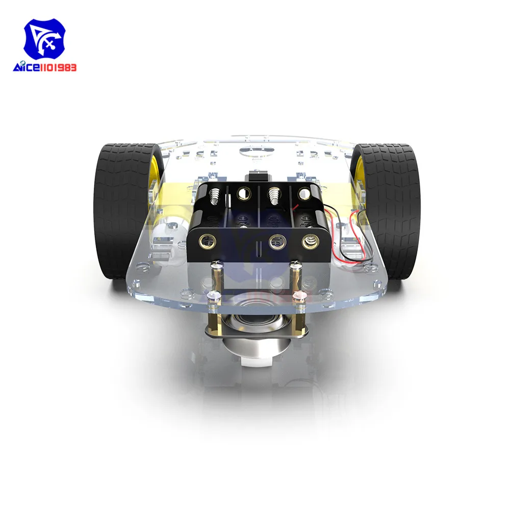 2WD робот умный автомобиль шасси наборы с кодером скорости для Arduino 51 M26 DIY образование робот умный автомобиль комплект