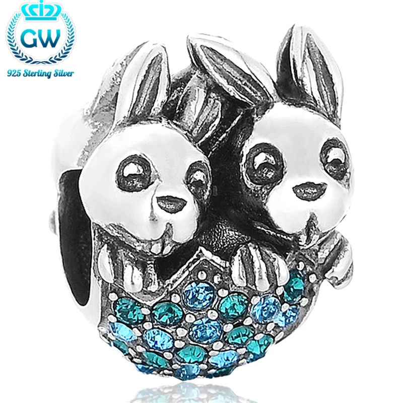 Ювелирные изделия из стерлингового серебра GW подвеска в виде пасхального