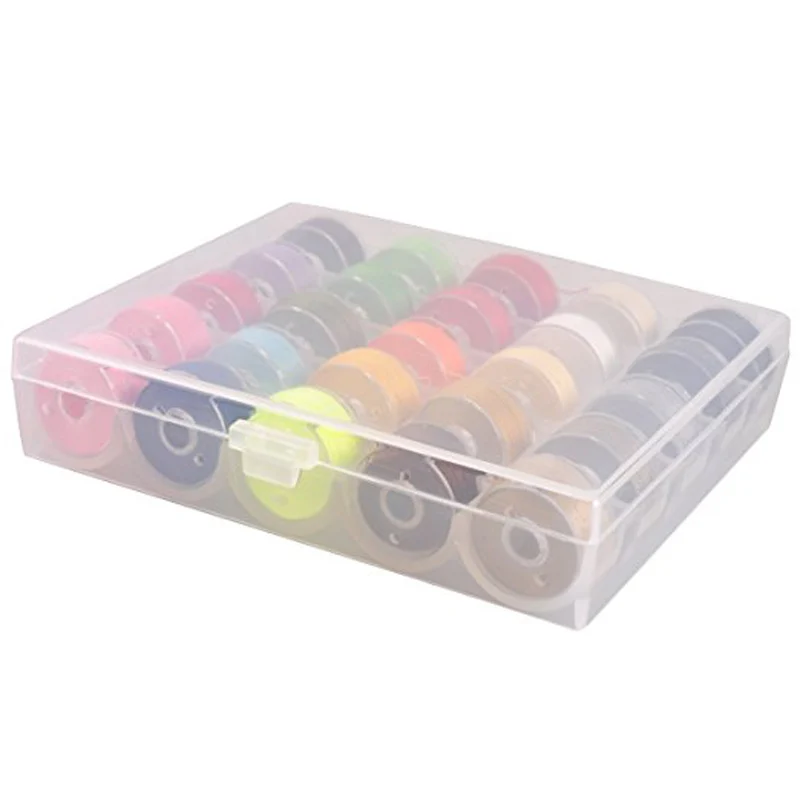 25 разных цветов вышивка преднамотка фотоэлемент для машин Brother Babylock Janome шпульки с