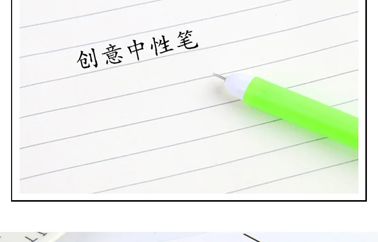 

40 Pcs Pens Wholesale Mermaid Cat Neutral Pen Soft Plastic Head Mermaid Black Writing for Student Stationery Gifts Stationary
