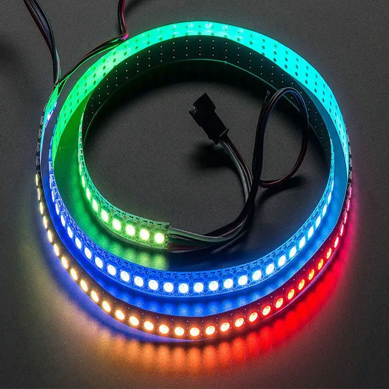 Пиксельная светодиодная ленсветильник WS2813 144 RGB 5 светодиодный пост. Тока 1 м|strip